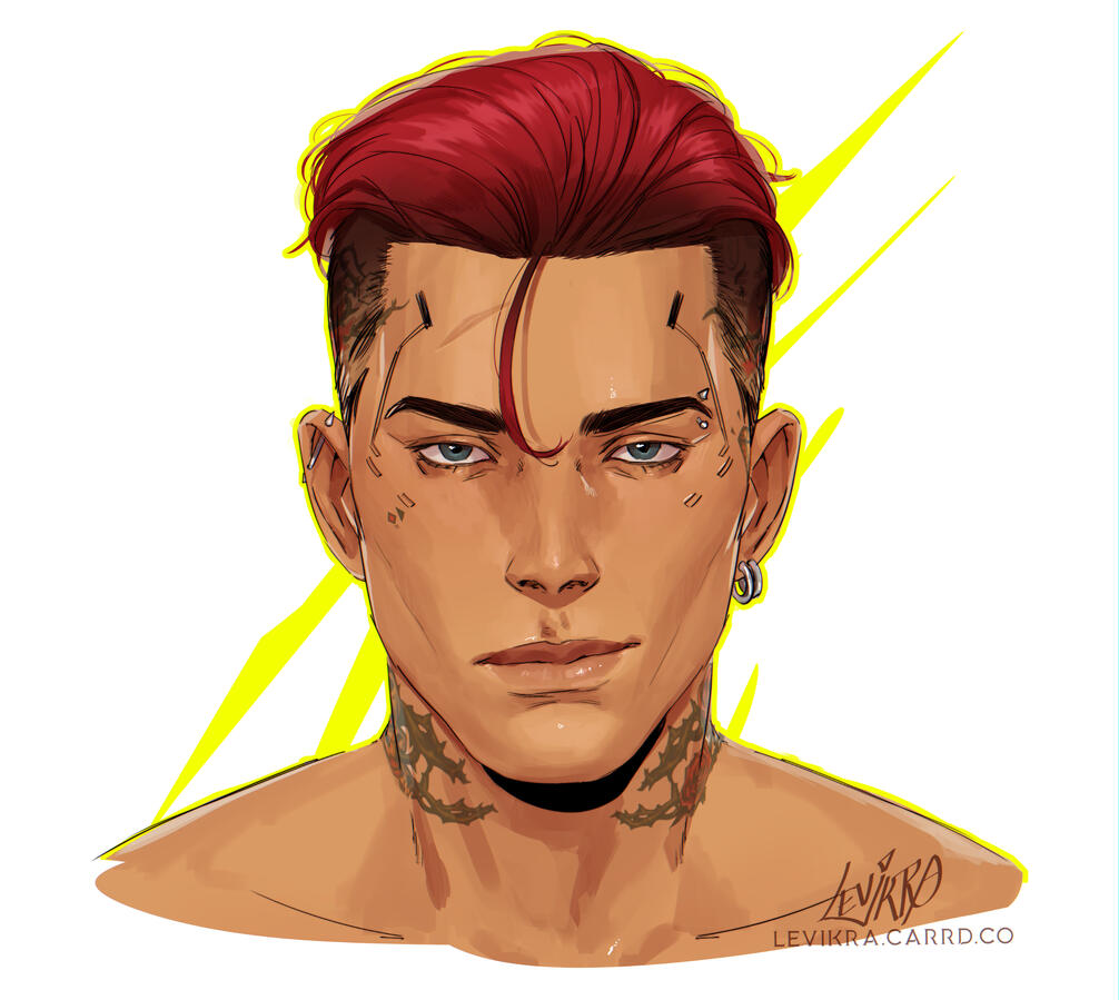 portrait comm by @levikra_art