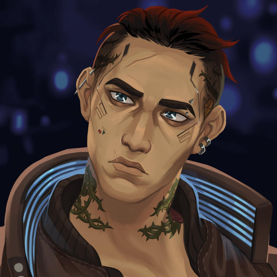 portrait comm by @CorvusCorv1d